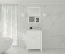 Load image into Gallery viewer, Wimbledon 24" White Bathroom Vanity with Countertop