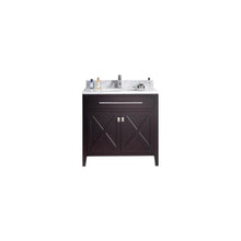 Load image into Gallery viewer, Wimbledon 36" Brown Bathroom Vanity with Countertop