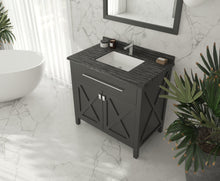 Load image into Gallery viewer, Wimbledon 36" Espresso Bathroom Vanity with Countertop