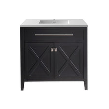 Load image into Gallery viewer, Wimbledon 36" Espresso Bathroom Vanity with Countertop