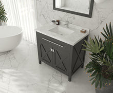 Load image into Gallery viewer, Wimbledon 36" Espresso Bathroom Vanity with Countertop