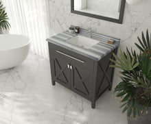 Load image into Gallery viewer, Wimbledon 36" Espresso Bathroom Vanity with Countertop