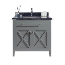 Load image into Gallery viewer, Wimbledon 36" Grey Bathroom Vanity with Countertop