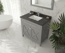 Load image into Gallery viewer, Wimbledon 36" Grey Bathroom Vanity with Countertop