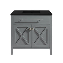 Load image into Gallery viewer, Wimbledon 36" Grey Bathroom Vanity with Countertop