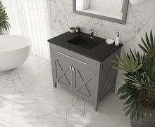 Load image into Gallery viewer, Wimbledon 36" Grey Bathroom Vanity with Countertop