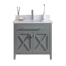Load image into Gallery viewer, Wimbledon 36" Grey Bathroom Vanity with Countertop