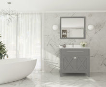 Load image into Gallery viewer, Wimbledon 36" Grey Bathroom Vanity with Countertop