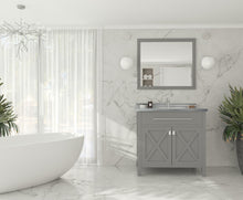 Load image into Gallery viewer, Wimbledon 36" Grey Bathroom Vanity with Countertop
