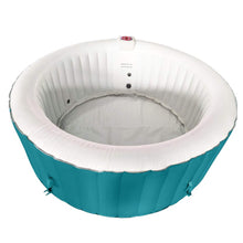 Load image into Gallery viewer, ALEKO Round Inflatable Hot Tub Spa With Cover 2-4 Person - 210 Gallon - Light Blue and White I SPAFAIR