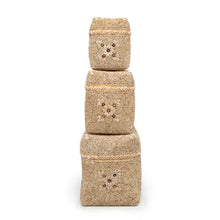 Load image into Gallery viewer, Bamboo Handmade Baskets by Bazar Bizar I Boho Decor I Set of 3 I SPAFAIR