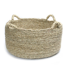 Load image into Gallery viewer, Seagrass Woven Boho Laundry Baskets by Bizar Bazar I Towel Storage I  Set of 3 I SPAFAIR