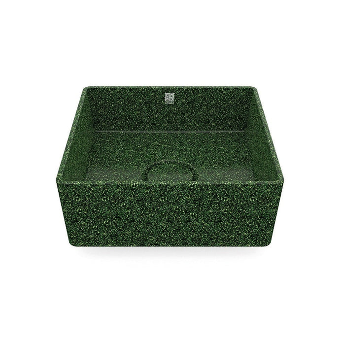 Eco Vessel Sink Cube40 I Washbasin | Moss I SPAFAIR