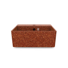Load image into Gallery viewer, Eco Vessel Sink Cube40 w/ Tap Hole I Washbasin I Clay | SPAFAIR