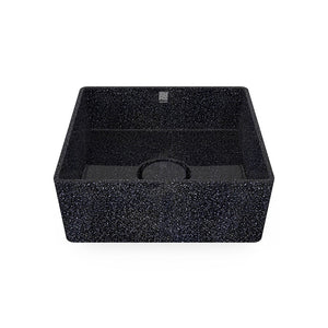 Eco Vessel Sink Cube40 I Washbasin | Char I SPAFAIR