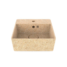 Load image into Gallery viewer, Eco Vessel Sink Cube40 w/ Tap Hole I Washbasin I Natural I Wood 5mm | SPAFAIR