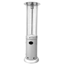Load image into Gallery viewer, Silver Propane Patio Heater with Wheels I SPAFAIR