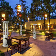 Load image into Gallery viewer, Silver Propane Patio Heater with Wheels I SPAFAIR