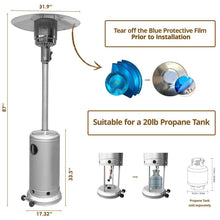 Load image into Gallery viewer, Outdoor Propane Patio Heater with Adjustable Thermostat I SPAFAIR