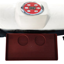 Load image into Gallery viewer, Oval Black & White Inflatable Hot Tub With Drink Tray and Cover - 2 Person - 145 Gallon I SPAFAIR