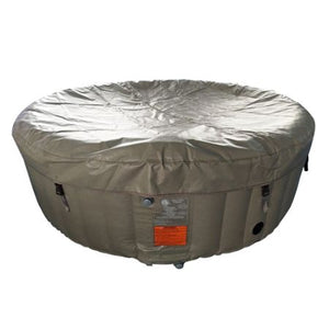 ALEKO Round Inflatable Hot Tub With Cover 2-4 Person - 210 Gallon I SPAFAIR