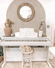 Load image into Gallery viewer, Raffia Boho Wall Round Mirror by Bazar Bizar I SPAFAIR