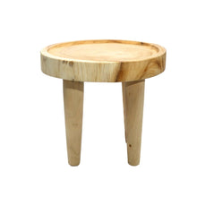 Load image into Gallery viewer, Suar Wood End Table by Bazar Bizar I Boho Decor I SPAFAIR