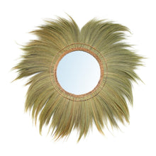 Load image into Gallery viewer, Rayung Grass Boho Wall Round Mirror by Bazar Bizar I SPAFAIR
