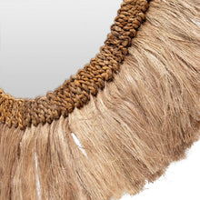 Load image into Gallery viewer, Seagrass Boho Wall Round Mirror by Bazar Bizar I SPAFAIR