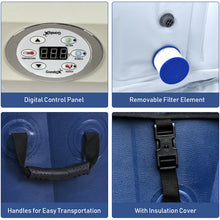 Load image into Gallery viewer, Outdoor Portable Inflatable Hot Tub - 4 people