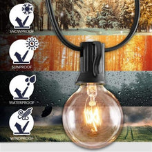 Load image into Gallery viewer, Outdoor Patio Lights - 20 Feet Round Bulb I SPAFAIR