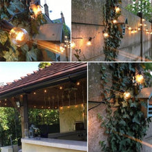 Load image into Gallery viewer, Outdoor Patio Lights - 20 Feet Round Bulb I SPAFAIR
