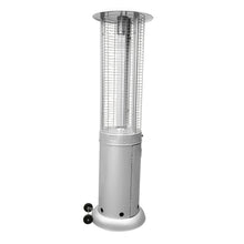 Load image into Gallery viewer, Silver Propane Patio Heater with Wheels I SPAFAIR