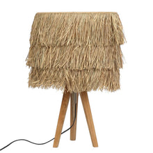 Load image into Gallery viewer, Raffia Boho Table Lamp by Bazar Bizar I Natural I SPAFAIR