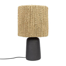 Load image into Gallery viewer, Terracotta Boho Table Lamp by Bazar Bizar I Black I SPAFAIR