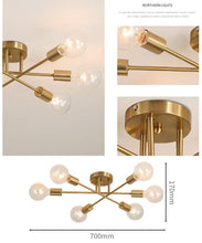 Load image into Gallery viewer, Modern Sputnik Chandelier I Ceiling Lights I SPAFAIR