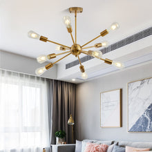 Load image into Gallery viewer, Modern Sputnik Chandelier - 10 Arms - Ceiling Lights I SPAFAIR