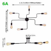 Load image into Gallery viewer, Sputnik Industrial Chandelier I Vintage Lamp I SPAFAIR