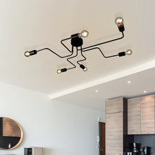 Load image into Gallery viewer, Sputnik Industrial Chandelier I Vintage Lamp I SPAFAIR