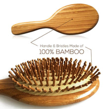 Load image into Gallery viewer, Wooden Bamboo Hair Brush Comb Antistatic I SPAFAIR