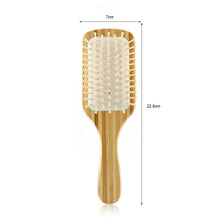 Load image into Gallery viewer, Wooden Bamboo Hair Brush Comb Antistatic I SPAFAIR