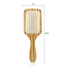 Load image into Gallery viewer, Wooden Bamboo Hair Brush Comb Antistatic I SPAFAIR