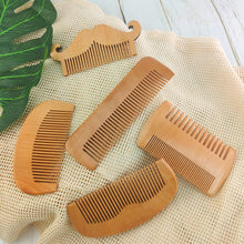 Load image into Gallery viewer, Portable Wood Comb Natural Hair Brush I SPAFAIR