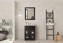 Load image into Gallery viewer, Nova 24&quot; Bathroom Vanity with White Ceramic Basin Countertop