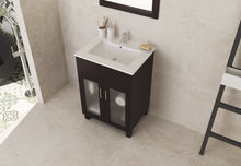 Load image into Gallery viewer, Nova 24&quot; Bathroom Vanity with White Ceramic Basin Countertop