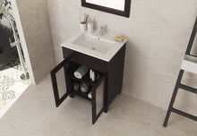 Load image into Gallery viewer, Nova 24&quot; Bathroom Vanity with White Ceramic Basin Countertop