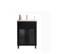 Load image into Gallery viewer, Nova 24&quot; Bathroom Vanity with White Ceramic Basin Countertop