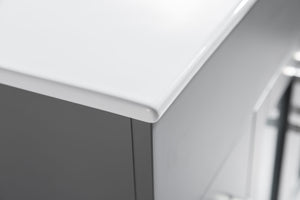 Nova 32" Bathroom Vanity with White Ceramic Basin Countertop