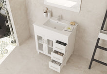 Load image into Gallery viewer, Nova 32&quot; Bathroom Vanity with White Ceramic Basin Countertop