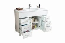 Load image into Gallery viewer, Nova 48&quot; Bathroom Vanity with White Ceramic Basin Countertop